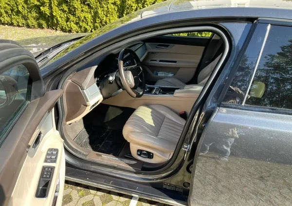 Jaguar XF cena 172200 przebieg: 90432, rok produkcji 2018 z Kleszczele małe 56